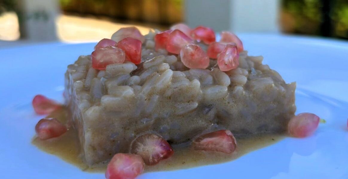 Risotto al melograno